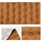 Caramel Soft Plush Faux Fur Jacquard Pumpkins Fall Table Runner, Seasonal Autumn Kitchen Dining Table Decoration for Home Party Decor 13x72 Inch